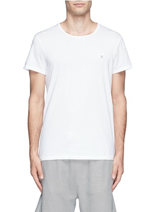 Main View - Click To Enlarge - ACNE STUDIOS - 'Standard face' logo T-shirt