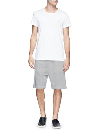 Figure View - Click To Enlarge - ACNE STUDIOS - 'Standard face' logo T-shirt
