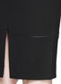 Detail View - Click To Enlarge - ELIZABETH AND JAMES - 'Eden' ladder stitch embroidery pencil skirt