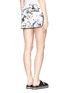Back View - Click To Enlarge - ELIZABETH AND JAMES - 'Keyla' floral print running shorts