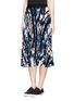 Front View - Click To Enlarge - ELIZABETH AND JAMES - 'Caident' abstract print pleat skirt