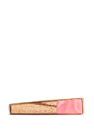 Figure View - Click To Enlarge - STELLA MCCARTNEY - Mixed stone brass cuff