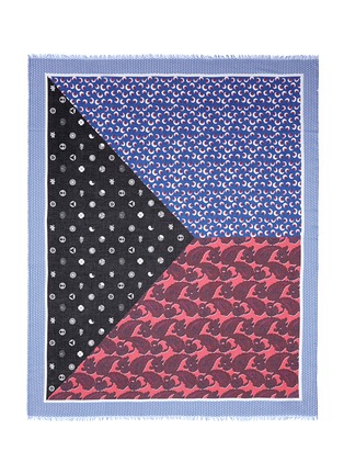 Main View - Click To Enlarge - STELLA MCCARTNEY - Patchwork print modal-silk scarf