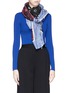 Figure View - Click To Enlarge - STELLA MCCARTNEY - Patchwork print modal-silk scarf