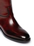 Detail View - Click To Enlarge - ALBERTO FASCIANI - Top strap leather riding boots