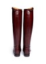 Back View - Click To Enlarge - ALBERTO FASCIANI - Top strap leather riding boots