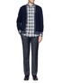 Figure View - Click To Enlarge - THEORY - 'Marlo' wool straight leg pants