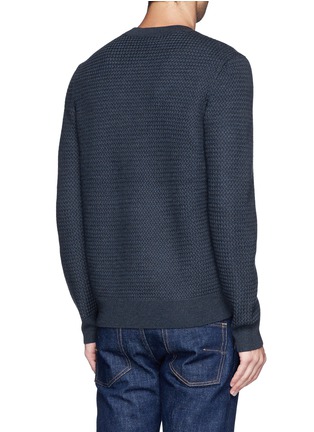 Back View - Click To Enlarge - THEORY - 'Betram' texture knit sweater