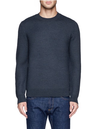 Main View - Click To Enlarge - THEORY - 'Betram' texture knit sweater