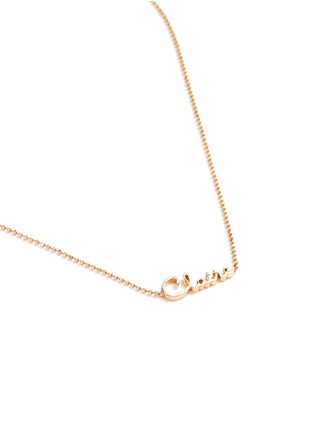 Figure View - Click To Enlarge - ANYALLERIE - 'Claire' 18k yellow gold pendant necklace