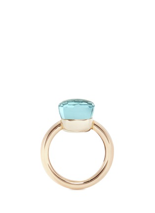 Detail View - Click To Enlarge - POMELLATO - 'Nudo' Blue Topaz gold ring