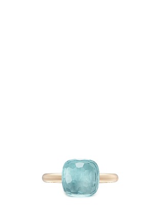 Main View - Click To Enlarge - POMELLATO - 'Nudo' Blue Topaz gold ring
