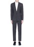 Main View - Click To Enlarge - - - 'Gold' dot print shawl lapel wool suit