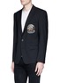 Front View - Click To Enlarge - - - 'Martini' embellished patch blazer