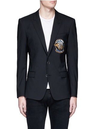 Main View - Click To Enlarge - - - 'Martini' embellished patch blazer
