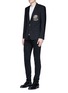 Figure View - Click To Enlarge - - - 'Martini' embellished patch blazer