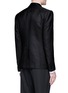 Back View - Click To Enlarge - - - 'Martini' dart stitch basketweave tuxedo blazer