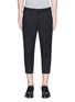 Main View - Click To Enlarge - - - Contrast zip outseam cropped skinny pants