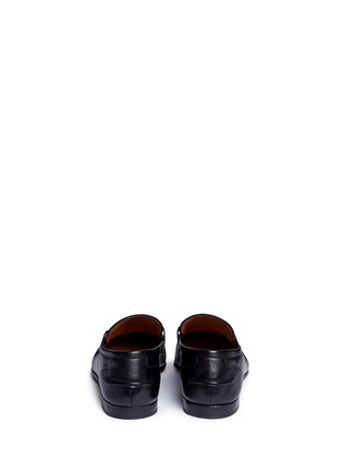 Back View - Click To Enlarge - GUCCI - 'Jordaan' horsebit leather loafers