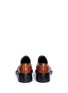 Back View - Click To Enlarge - MULBERRY - Angular heel leather Oxfords