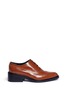 Main View - Click To Enlarge - MULBERRY - Angular heel leather Oxfords