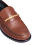 Detail View - Click To Enlarge - MULBERRY - 'Cambridge bar' leather loafers