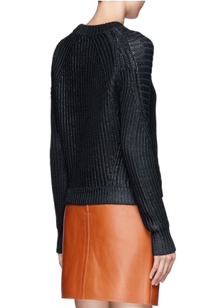 Back View - Click To Enlarge - 3.1 PHILLIP LIM - Ribbed wool blend sweater