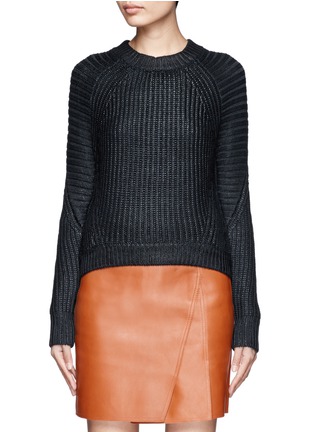 Main View - Click To Enlarge - 3.1 PHILLIP LIM - Ribbed wool blend sweater