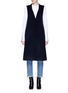 Main View - Click To Enlarge - MO&CO. EDITION 10 - Felted wool blend long vest