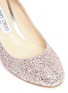 Detail View - Click To Enlarge - JIMMY CHOO - 'Billie 65' speckled coarse glitter pumps