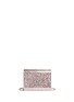 Detail View - Click To Enlarge - JIMMY CHOO - 'Candy' speckled glitter acrylic clutch bag