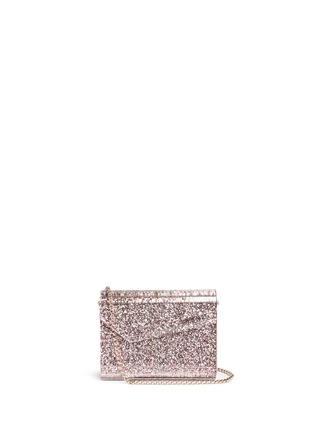Main View - Click To Enlarge - JIMMY CHOO - 'Candy' speckled glitter acrylic clutch bag