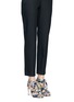 Figure View - Click To Enlarge - JIMMY CHOO - 'Kris 100' camoflower print satin bow sandals