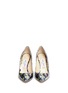 Front View - Click To Enlarge - JIMMY CHOO - 'Romy 100' camoflower print mirror leather pumps