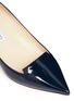 Detail View - Click To Enlarge - JIMMY CHOO - 'Allure' notched vamp patent leather pumps