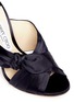 Detail View - Click To Enlarge - JIMMY CHOO - 'Keely 100' knotted bow satin mules