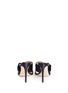Back View - Click To Enlarge - JIMMY CHOO - 'Keely 100' knotted bow satin mules