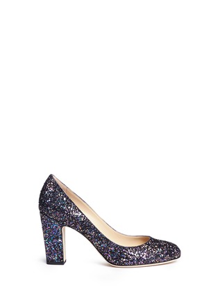 Main View - Click To Enlarge - JIMMY CHOO - 'Billie 85' coarse glitter pumps