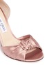 Detail View - Click To Enlarge - JIMMY CHOO - 'Kitty 85' knotted bow satin d'Orsay pumps