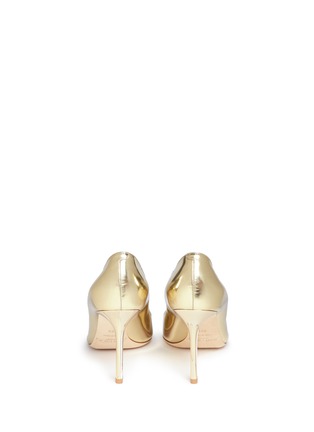 Back View - Click To Enlarge - JIMMY CHOO - 'Romy 85' mirror leather pumps