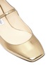 Detail View - Click To Enlarge - JIMMY CHOO - 'Wilbur 40' chunky heel mirror leather Mary Jane pumps