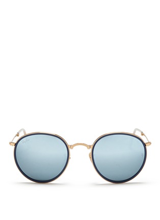 Main View - Click To Enlarge - RAY-BAN - 'Round Folding Classic' sunglasses