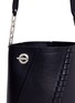 Detail View - Click To Enlarge - PROENZA SCHOULER - 'Hex' mini bonded whipstich leather bucket bag