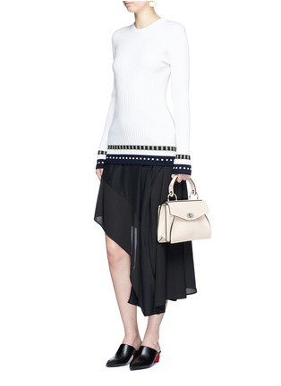 Figure View - Click To Enlarge - PROENZA SCHOULER - 'Hava' small top handle leather bag