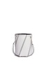 Detail View - Click To Enlarge - PROENZA SCHOULER - 'Hex' mini bonded whipstitch leather bucket bag