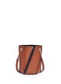 Main View - Click To Enlarge - PROENZA SCHOULER - Hex' small contrast stitch leather crossbody bucket bag