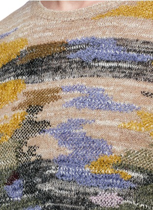 Detail View - Click To Enlarge - DRIES VAN NOTEN - Tapestry intarsia sweater