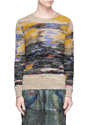 Main View - Click To Enlarge - DRIES VAN NOTEN - Tapestry intarsia sweater