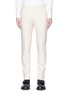 Main View - Click To Enlarge - DRIES VAN NOTEN - Rolled cuff cotton-linen pants