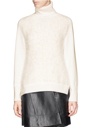 Main View - Click To Enlarge - 3.1 PHILLIP LIM - Angora front wool sweater